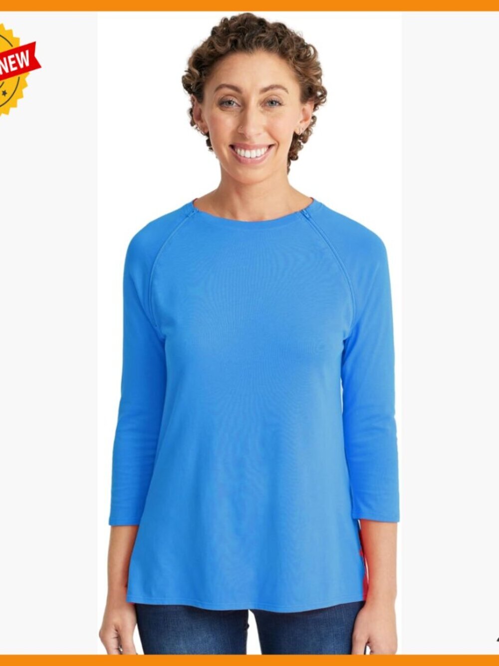 Long Sleeve Cotton Blend Medical Shirt with Chest Port Access